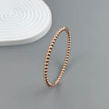 New stainless steel ball bead gold-plated bracelet, classic O-shaped silver bracelet for women, wedding party jewelry Vera Lux