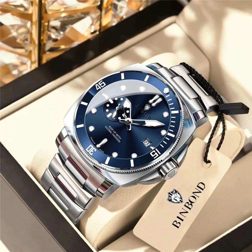 New Gifts Watches For Man Luxury Brand Mens Fashion Quartz Wristwatches Automatic Watch Men Sports Chornograph Digital Clock Vera Lux