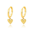 Zircon Heart Pendientes Earring For Women Stainless Steel Gold Color Piercing Earring 2025 Trend Jewelry aretes Accesorios mujer Vera Lux