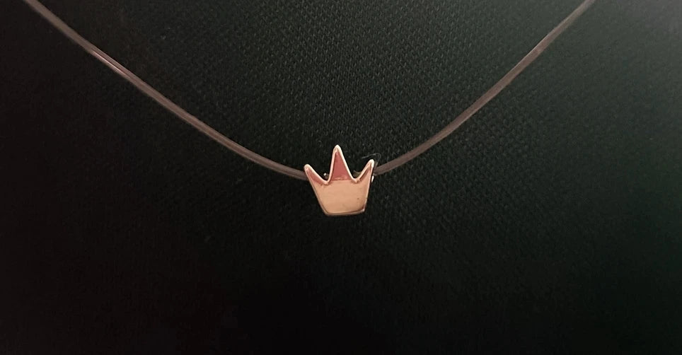 5 Colors Dazzling Zircon Necklace Invisible Transparent Fishing Line Simple Pendant Necklace Jewelry For Women Pearl Jewelry Vera Lux