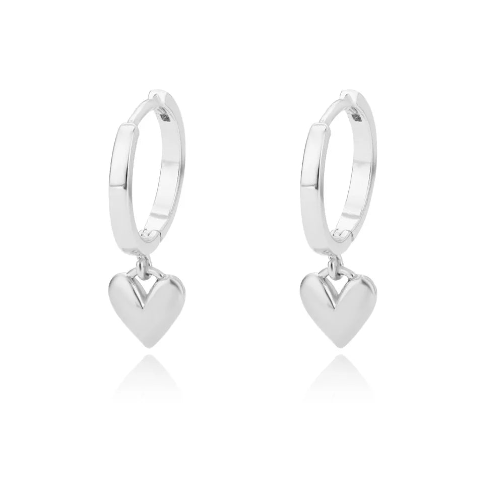 Luxury Star Pendientes Earrings For Women Girl Stainless Steel Minimalist Hoop Piercing 2025 New In y2k Jewelry aretes de mujer Vera Lux