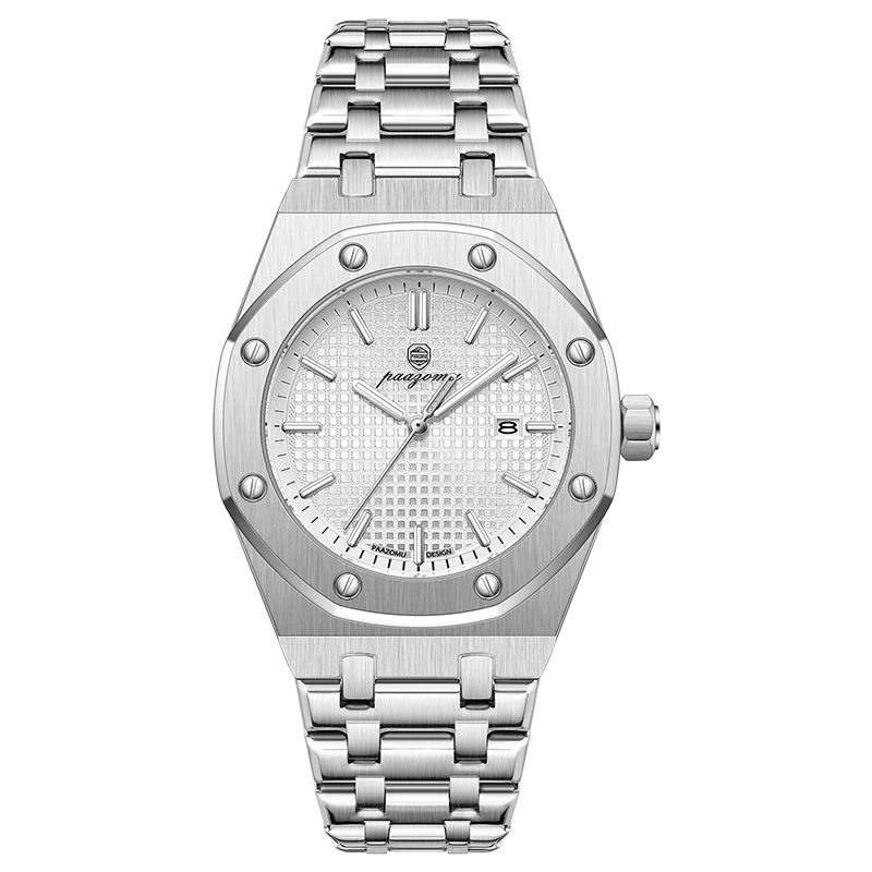 PAAZOMU Top Luxury Man Watch Waterproof Luminous Date Men Watch Stainless Steel Male Clock Sport Fashion Men's Quartz Watches Vera Lux