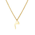Arabic Letter Name Pendant Necklace For Women Stainless Steel Inital Chain Choker Collar Necklace 2024 Wedding Jewelry bijoux Vera Lux