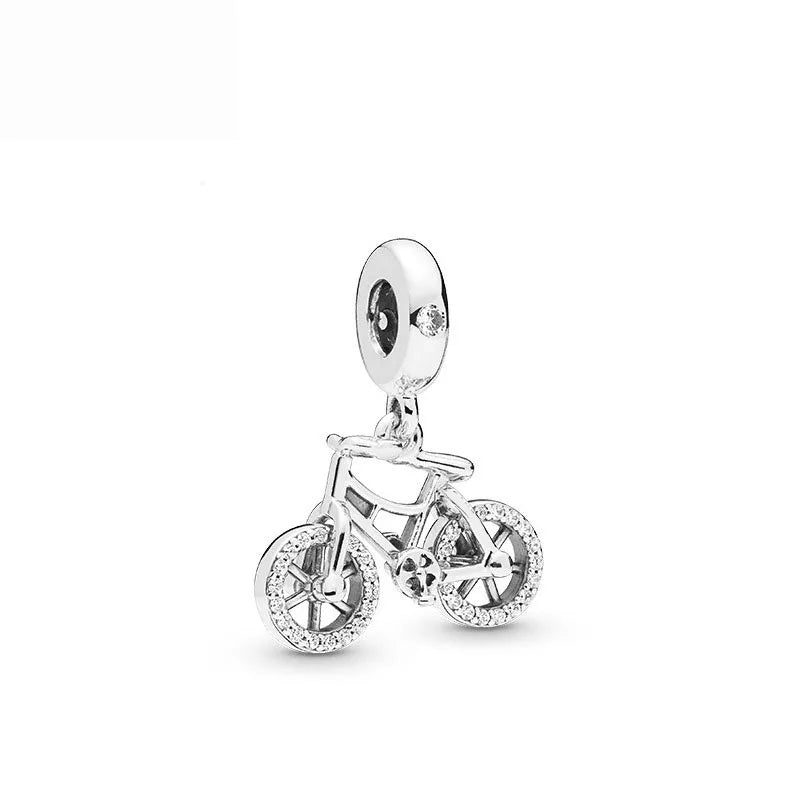 2026 New S925 Silver Robot Cross Digital Pendant, Suitable for Original Bracelets, DIY Accessories, Women's Charm Jewelry Gifts Vera Lux