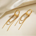 NEWBUY New Arrival INS Tassels Drop Earrings For Women Girls,High Quality Daily Jewelry Perfect For Everyday Wear Vera Lux