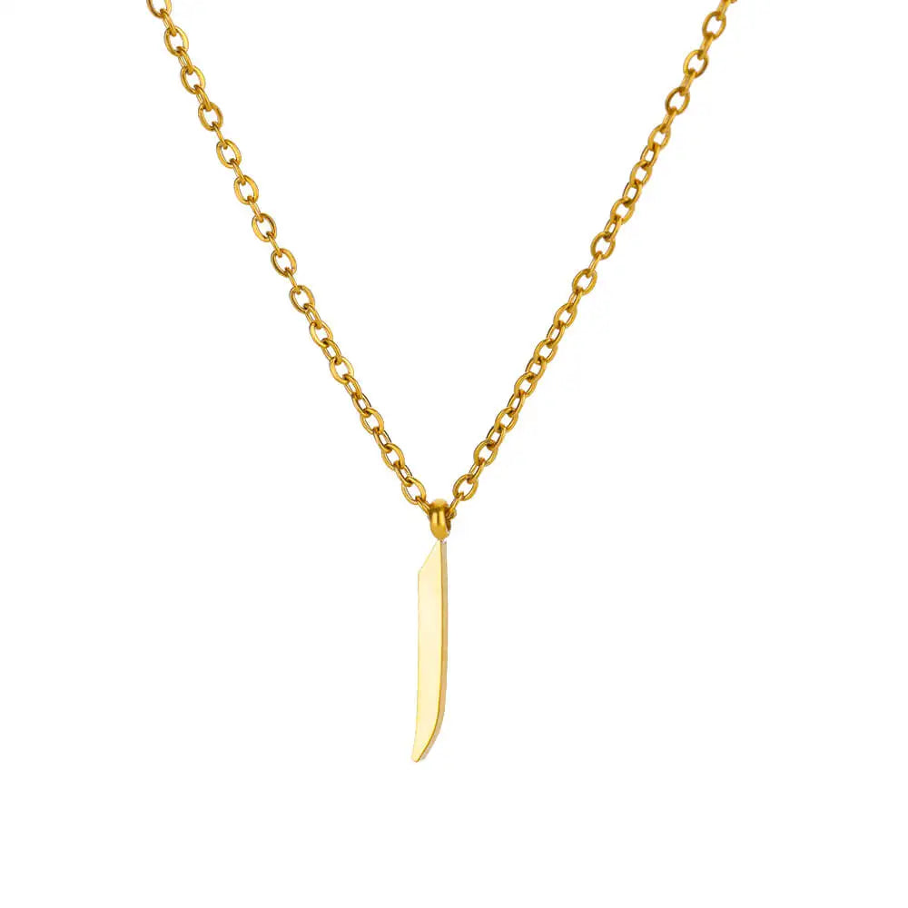 Arabic Letter Name Necklaces For Women Stainless Steel Alphabet Pendant Chain Choker Collar Femme Wedding Aesthetic Jewelry Bff Vera Lux