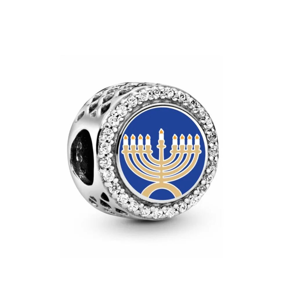 Hot Selling Christmas Santa 925 Silver Charm Bead Fit European Bracelet Bangles Women Necklace Jewelry Vera Lux