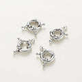 1-4pcs 14K 18K Real Gold Plated Sailor Clasps Bracelet Charm End Connector Spring Clasp For DIY Jewelry Making Necklace Findings Vera Lux