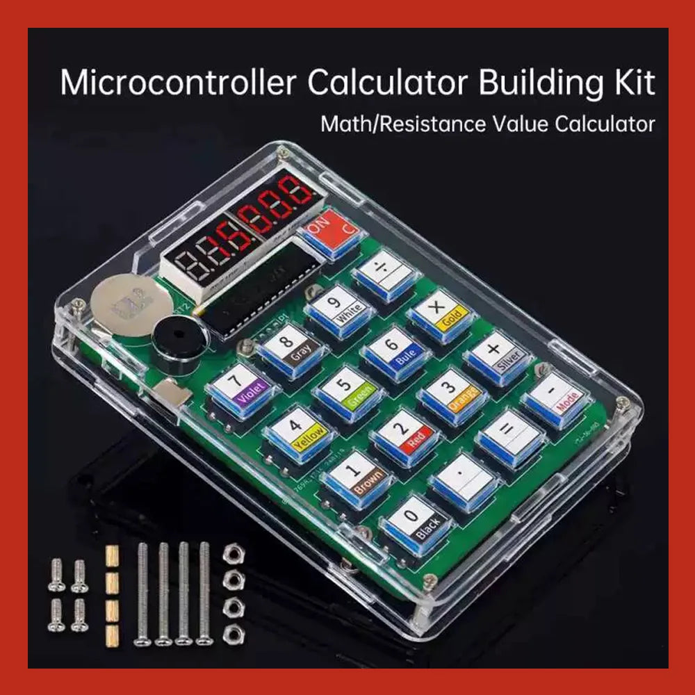 Electronic DIY Calculator Production Kit LED Digital Tube Display With Shell Single-Chip Microcomputer Soldering Practice Whatever the Treasure