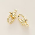 2Pcs/Pack 14/18K Gold Plated Spring Clasps Brass U Shape Lobster Clasp Connector for DIY Jewelry Bracelet Making Accessories Vera Lux