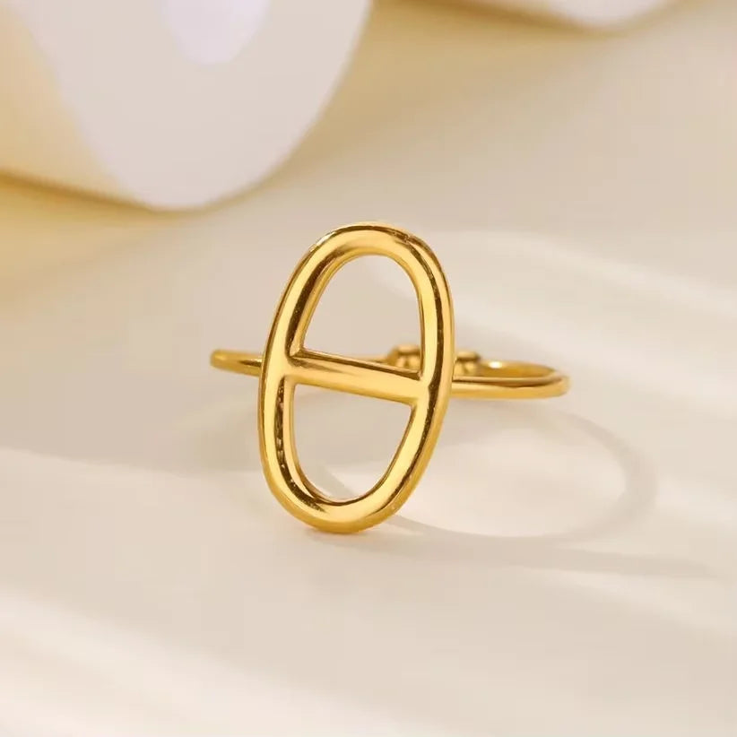 Gold Color Anillos Stacked Multiple Flowers Rings Elegant Women Stainless Steel Shell New Ring Jewelry Wedding Birthday Dainty Vera Lux