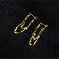 925 Silver designed earrings with double layered tassel chains at the front and back, exquisite earrings and dynamic earrings Vera Lux