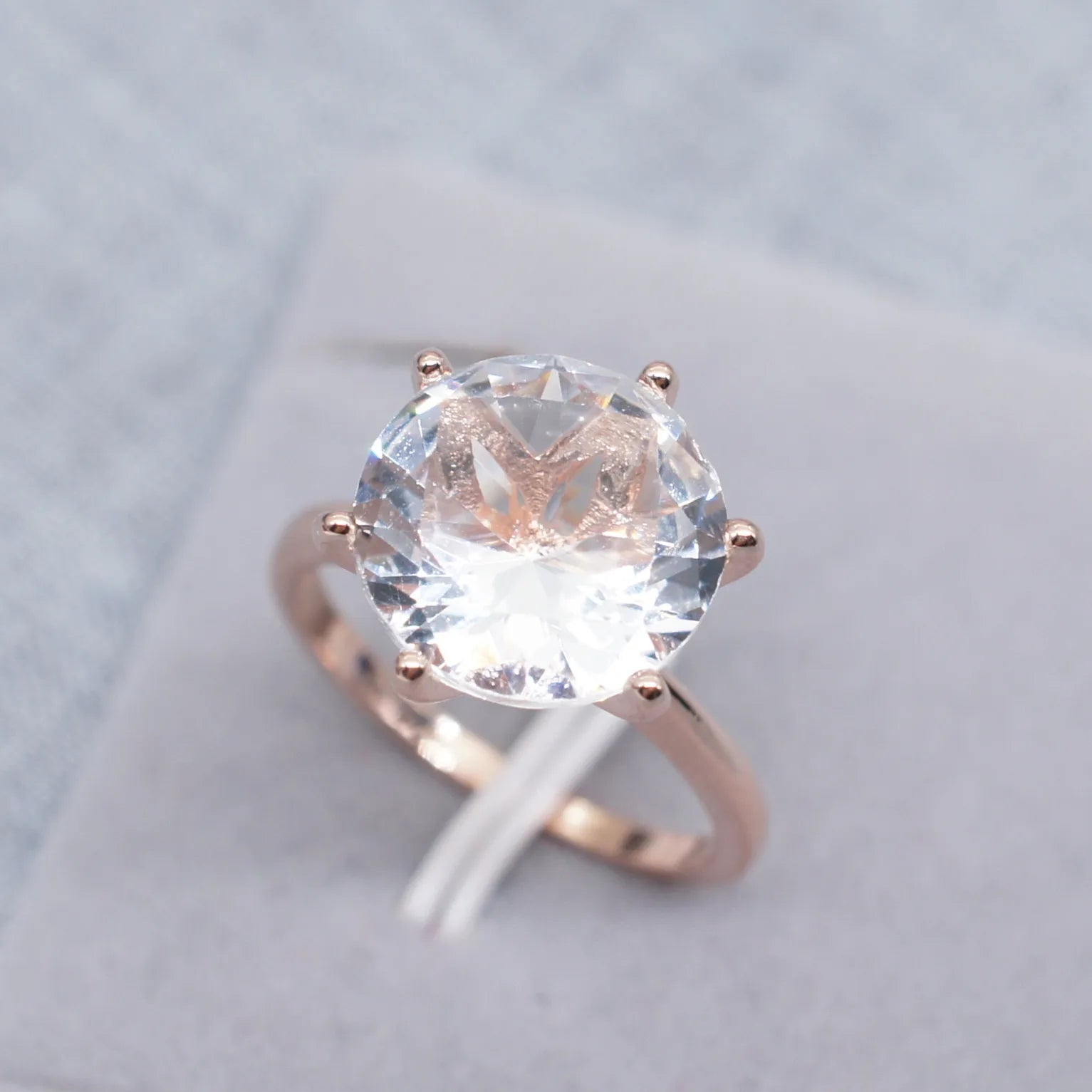 925 Sterling Silve Real Moissanite Ring Grace Banquet Shiny Jewelry Engagement Gift Vera Lux