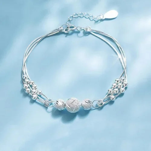 925 Sterling Silver Heart Shaped Necklace Bracelet Set for Women Vintage Korean Crystal Bracelets High Quality Set Party Jewelry Vera Lux