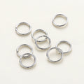 50-200/lot 14K 18K Gold Necklace Open Single Jump Ring Lobster Clasp Connector Split Ring Fitting DIY Jewelry Making Accessories Vera Lux