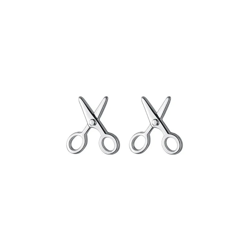 Creative Mini Scissors Stud Earrings for Women Girl Vera Lux