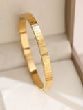 1pieces/set women's wedding jewelry party holiday Valentine's Day gift stainless steel bracelet plated with 18K gold bracelet Vera Lux