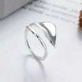 925 Sterling Silver Smooth Surface Leaf Rings For Women Couple Engagement Jewelry Accessories Wholesale Argent 925 Jewellery Vera Lux