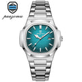 Fashion Men's Watches Business Stainless Steel Quartz Wrist Watch Calendar Date Male Casual Sports Luminous Clock Vera Lux