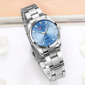 Luxury Women's Watch 29mm Fashionable Stainless Steel Rhinestone Pink Minimalist Girl Clock Outdoor Travel Women Wrist Watches Vera Lux