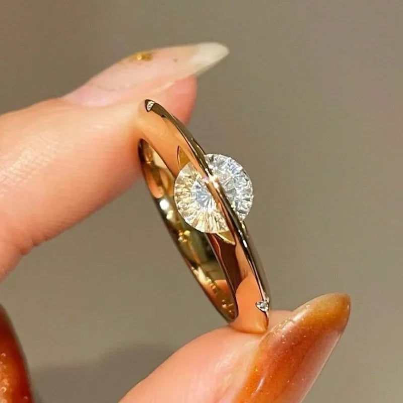 925 Sterling Silver Personalized Planet Around Advanced Zircon Ring For Women Wedding Party Daily High Quality Jewelry Gift Vera Lux