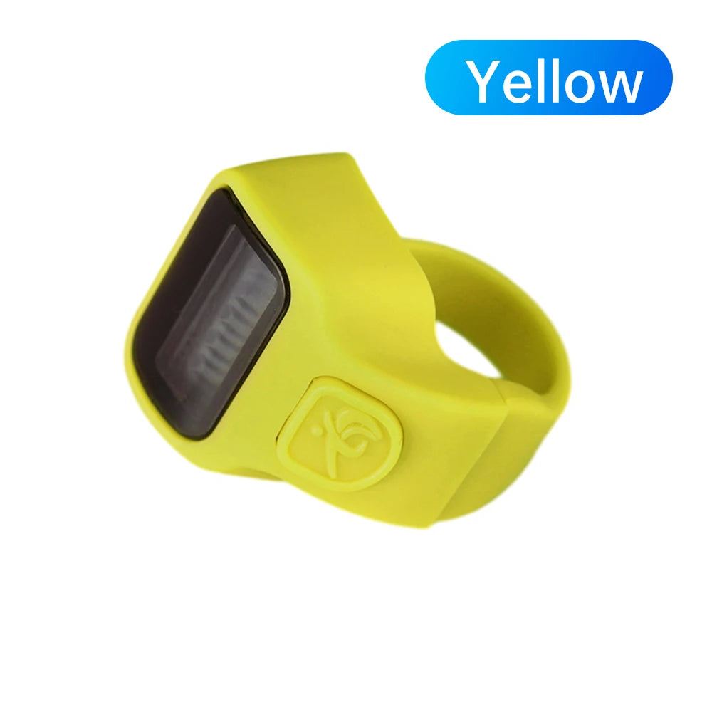 Electronic LED Counter Digital Finger Clicker Handheld Ring Click Lap Counter Event Clicker Finger Counters Golf Lap Counting Whatever the Treasure