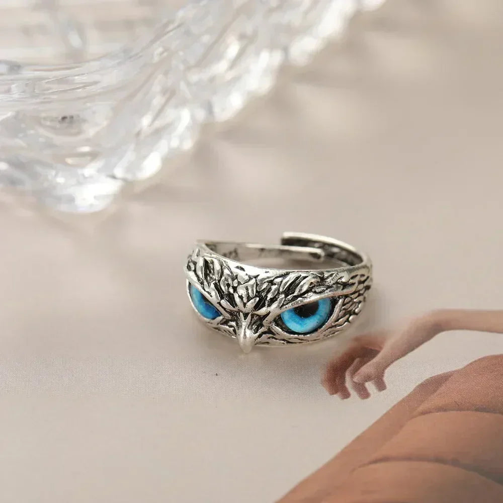 Fashion Charm Vintage Owl Ring for Men Women Cute Animals Owl Youth Gothic Rings Jewelry Accessories Gifts Femstylo