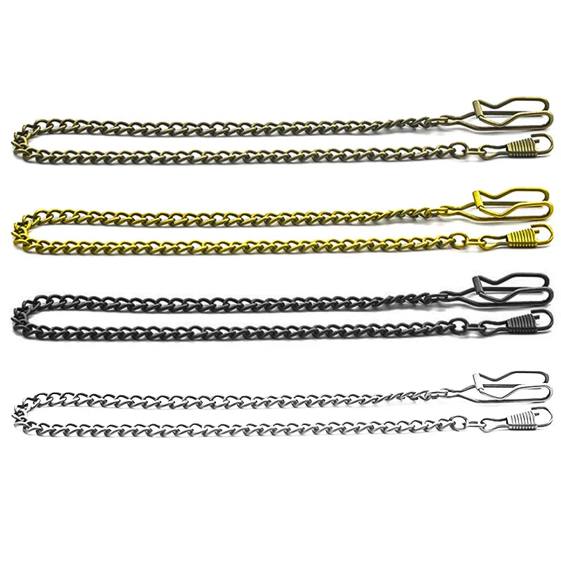 Vintage Bronze Steampunk Pocket Watch Waist Chain Replacement Chain Waist Chain Vera Lux