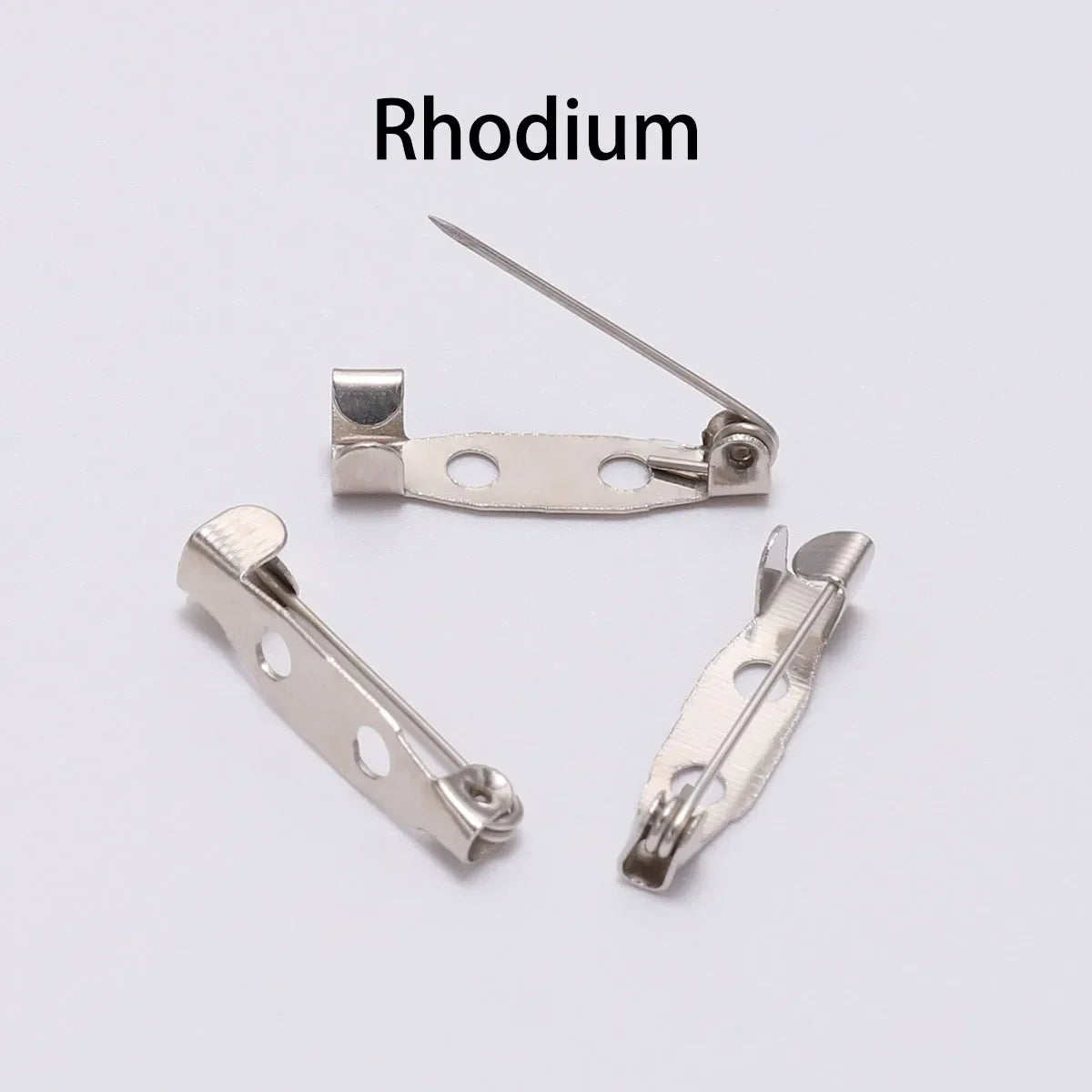 20-50pcs 20 25 32 38mm Brooch Clip Base Pin Blank Safe Lock Brooch Pin Base Badge Holder For DIY Jewelry Making Finding Supplies Vera Lux