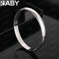 URBABY 925 Sterling Silver Design Round Bangle For Women Creativity Gifts Street All-match Party And Daily Wear Vera Lux