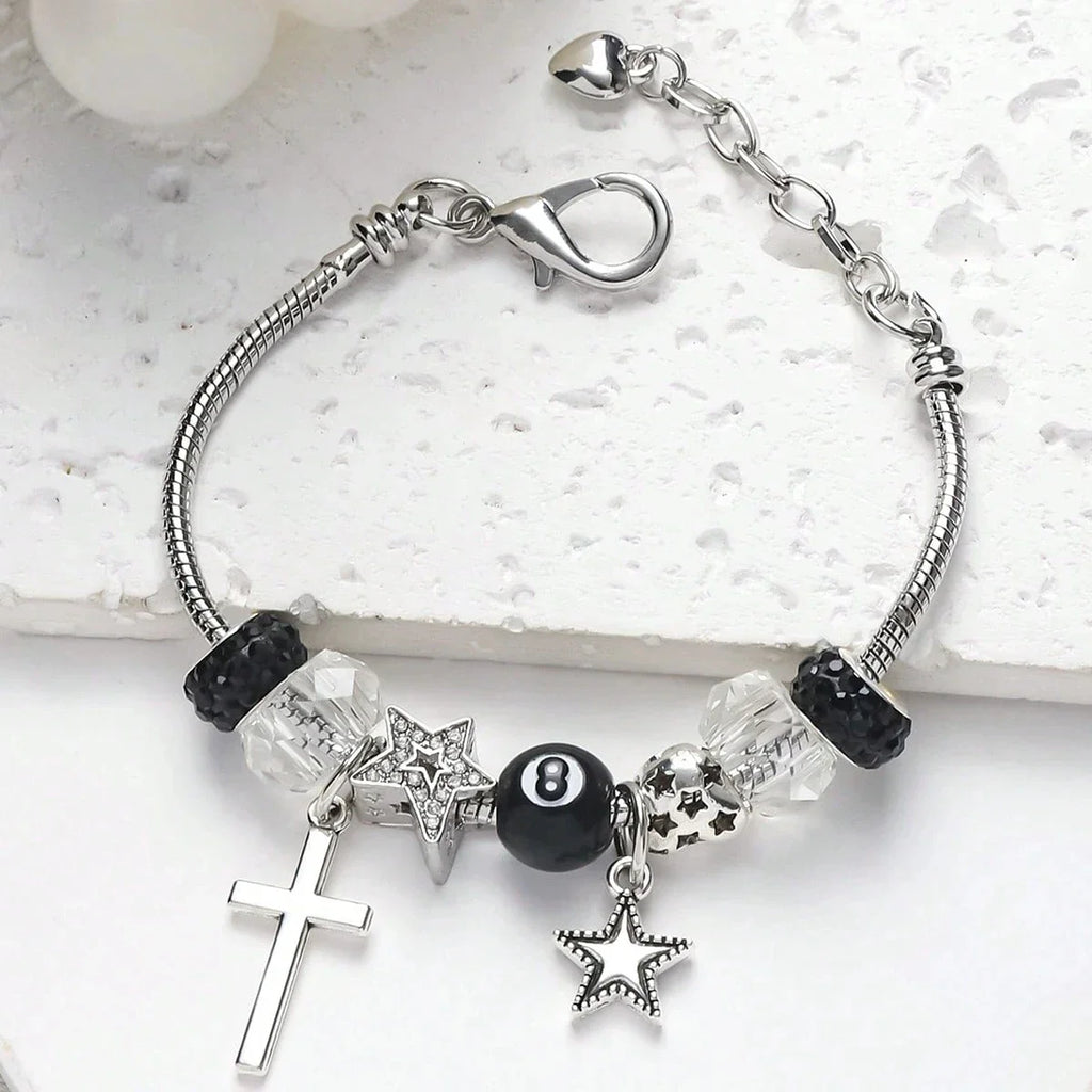 DIY Handmade Hippie Design  Chain  Bracelet Women Metal Star Charms Unisex Adjustable Bracelet Vera Lux