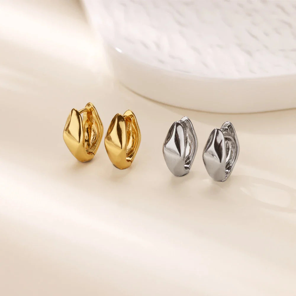 Geometric Hook Earrings For Women Stainless Steel Gold Color Jellyfish Dangle Drop Earrings 2025 Trend Piercing Wedding Jewelry Vera Lux