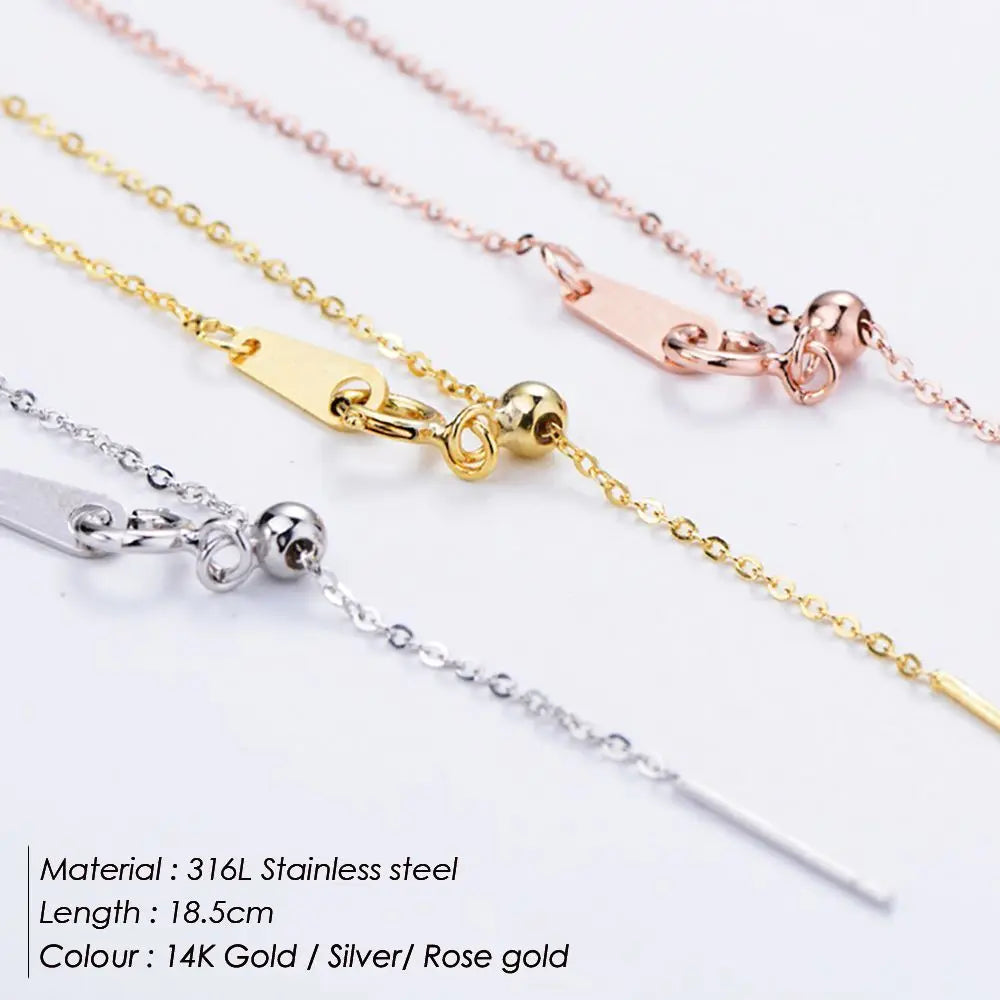 SUNIBI Heart Initial 26 Letter Bracelet for Woman DIY Simple Stainless Steel Adjustable Bracelets Jewelry Wholesale Dropshipping Vera Lux