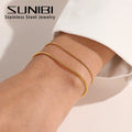 Fashion Stainless Steel Snake Chain Bracelet for Women Gold Color Bracelets  Charm Summer 2022 Trends in Jewelry Wholesale Vera Lux
