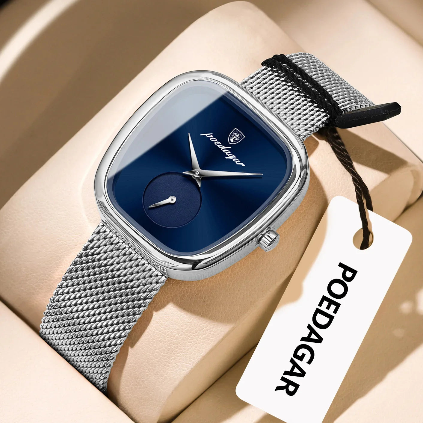 POEDAGAR Luxury Brand Woman Watch Waterproof Stainless Steel Mesh Women's Watches Fashion Elegant Quartz Ladies Wristwatch Reloj Vera Lux