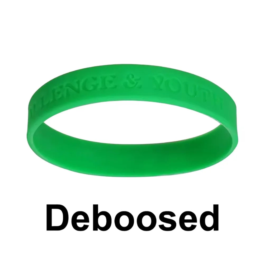 1 Lot Wholesale Custom Silicone Bracelet Custom Silicone Wristband Personalized Bangles Band for All Even Waterproof Not Fading Vera Lux