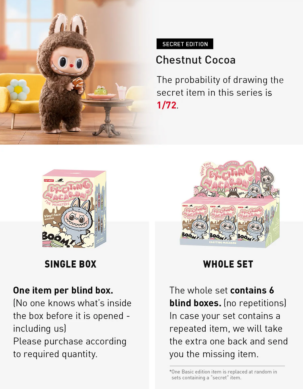 Pop Mart Labubu Exciting Macaron Blind Box BuBu Craze