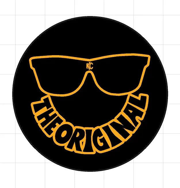 KC HiLITES Era 4 ROUND Series Light Cover Overlays - Universal StickerFab