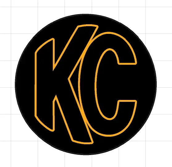 KC HiLITES Era 4 ROUND Series Light Cover Overlays - Universal StickerFab
