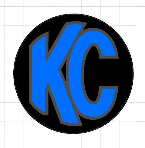 KC HiLITES Pro6 / Titan Gravity Light Cover Overlays - Universal StickerFab