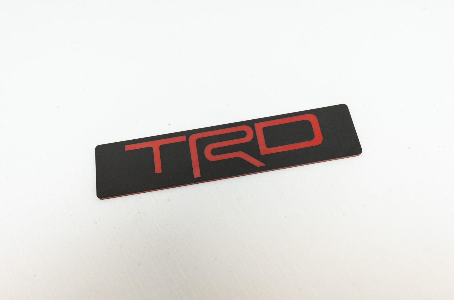 "TRD Sport" Husky Floor Mat Logo (Etched Acrylic) - Universal StickerFab