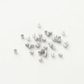 100pcs/lot 1.5/2/2.5mm 14K/18K Gold Color Plated Brass Positioning Beads for DIY Bracelet Necklace Jewelry Making Accessories Vera Lux