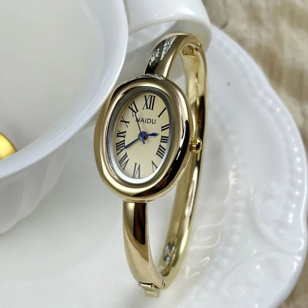 Famous Brand Bracelet Watch Stainless Steel Strap Gold Watch Fashion Small Dial Ladies Girl Gift Wristwatches Relojes Para Mujer Vera Lux