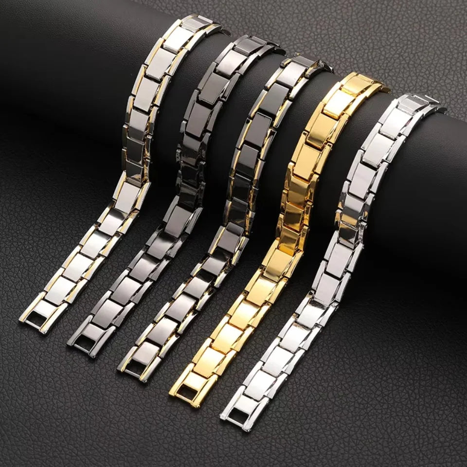 Fashion Stainless Steel Bangle Bracelet 9mm Width Italian Elastic Charm Bracelet Simple Design Men Women DIY Jewelry Gifts Vera Lux