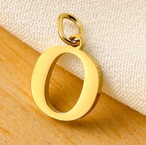 10PCS 26 Letters Stainless Steel Cut Alphabet Pendant for DIY Woman Necklace Ladies Jewelry Accessories Wholesale Dropshipping Vera Lux