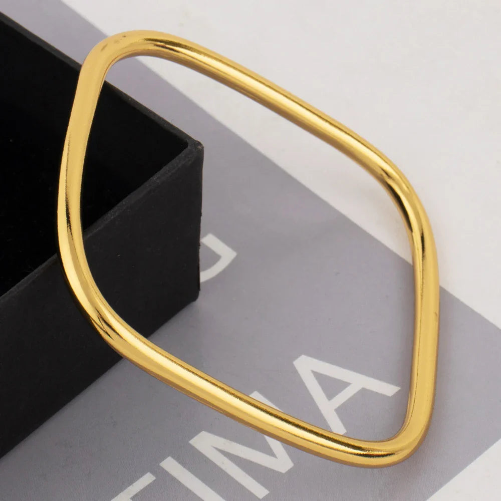 316L stainless steel gold-plated bracelet Fashion Personality Simple Punk Retro Hip-hop High Temperament Bracelet Vera Lux