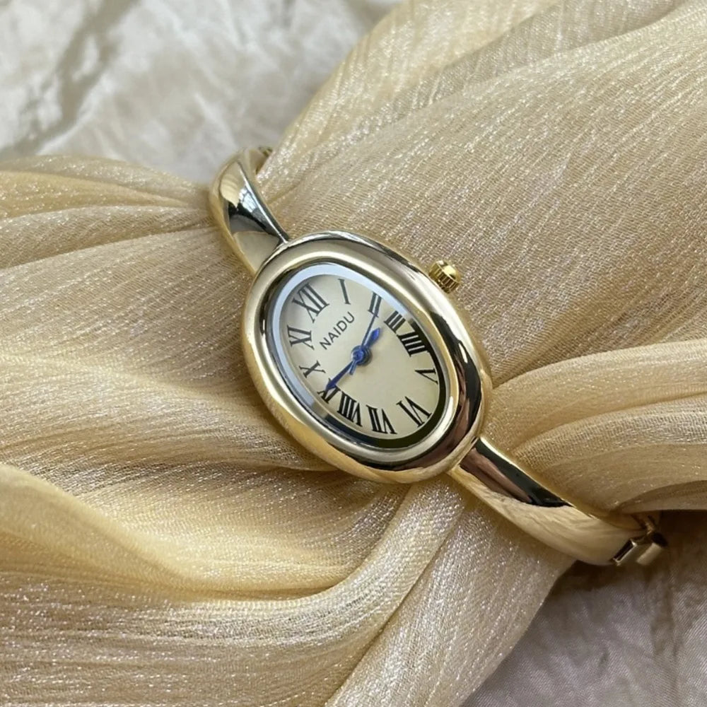 Famous Brand Bracelet Watch Stainless Steel Strap Gold Watch Fashion Small Dial Ladies Girl Gift Wristwatches Relojes Para Mujer Vera Lux