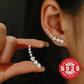S925 silver splicing row flash cute, exquisite and elegant Valentine's Day wearable, hypoallergenic Vera Lux