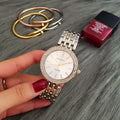 Luxury Rhinestone Watch Top Brand Women Watches Fashion Gold Women's Watches Stainless Steel Ladies Watch Clock Gifts for Women Vera Lux