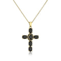 NEWBUY Classic Design Cross Pendant Necklace For Women 2026 Hot Sale Luxury AAA Cubic Zirconia Crystal Christian Jewelry Gift Vera Lux